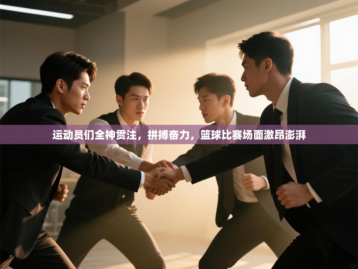 运动员们全神贯注，拼搏奋力，篮球比赛场面激昂澎湃  第2张